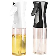 SET 2 STICLE CU PULVERIZATOR ULEI/OTET 200 ML, ALB SI NEGRU_1