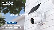 Solar-Powered Security Camera Kit 1 × Tapo C460, 1 × Tapo A201 SPEC: 4K UHD (3840x2160), H.265/H.264 Supported, 16x UHD Digital Zoom, 2.4/5 GHz Dual Band Wi-Fi, 10000mAh Rechargeable Lithium-ion Battery, Solar Panel (5.2V, 2.5W) FEATURE: Non-Stop Power, Flexible Solar Installation, AI Detection and_1