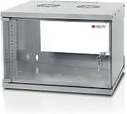 Techly I-CASE EL-1006G32 rack-uri 6U Raft montat pe perete Gri_3