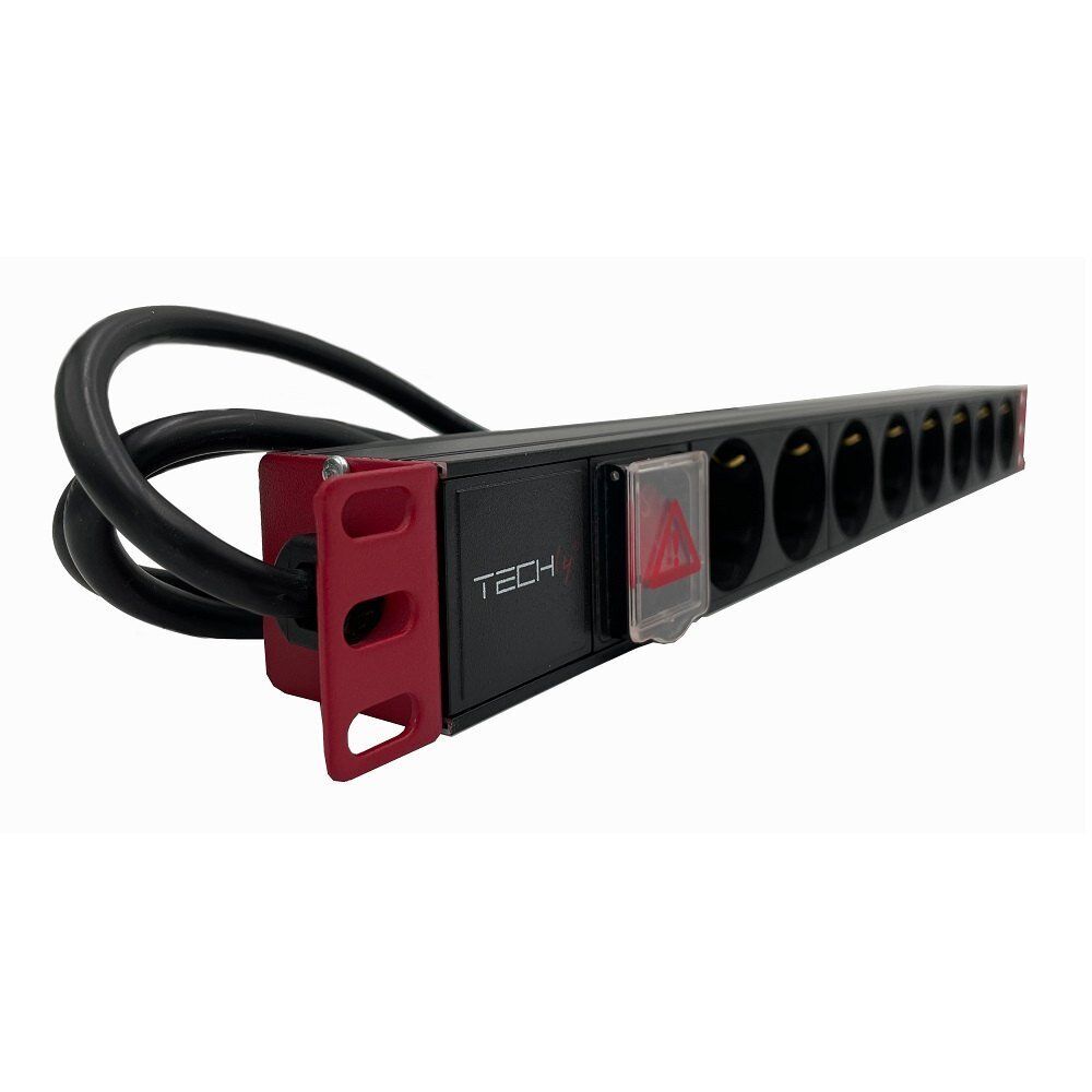 Listwa zasilająca 19' 1U X8 - gniazda Schuko_1