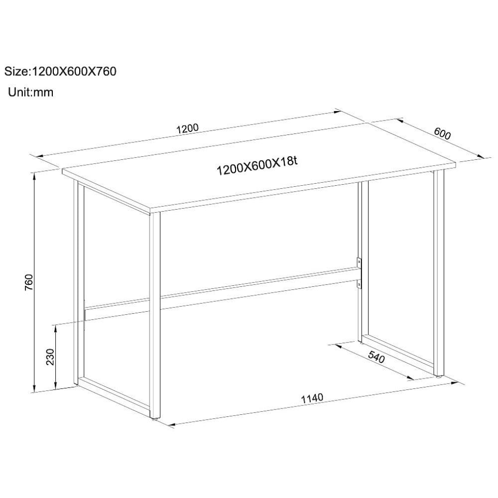 Techly ICA-TB 3545W birouri pentru calculatoare Alb_3