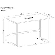 Techly ICA-TB 3545W birouri pentru calculatoare Alb_3