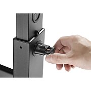 Techly ICA-TR21L cărucioare și standuri pentru multimedia Negru Ecran plat Raft pe roți multimedia_6