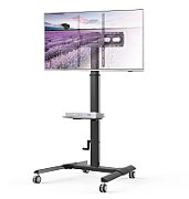 Techly ICA-TR228 cărucioare și standuri pentru multimedia Negru Ecran plat Raft pe roți multimedia_2