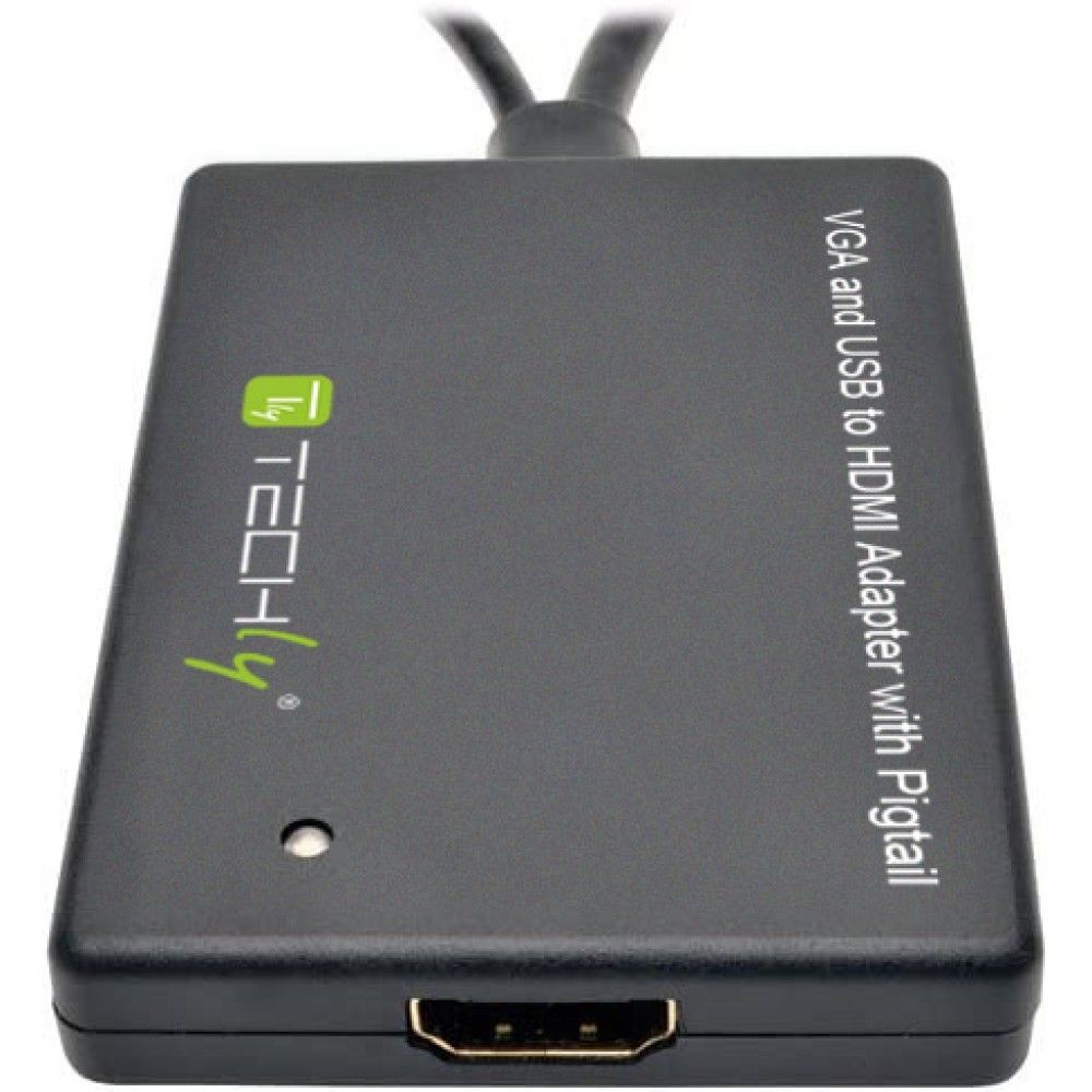 Techly IDATA HDMI-VGA3 adaptor pentru cabluri video Negru_2