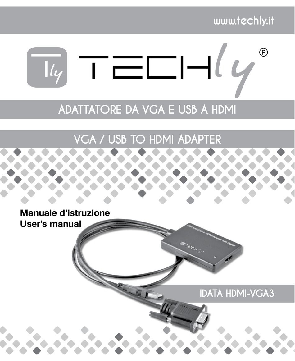 Techly IDATA HDMI-VGA3 adaptor pentru cabluri video Negru_6