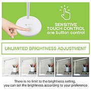 Techly I-LAMP-DSK9 lămpi de birou 3 W LED G Alb_1