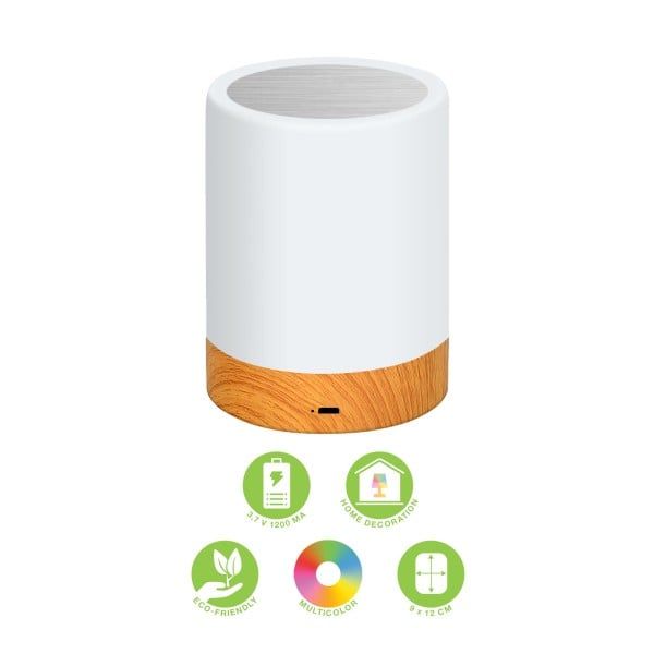 Techly I-LED TOUCH lămpi de birou 1,6 W Alb_5