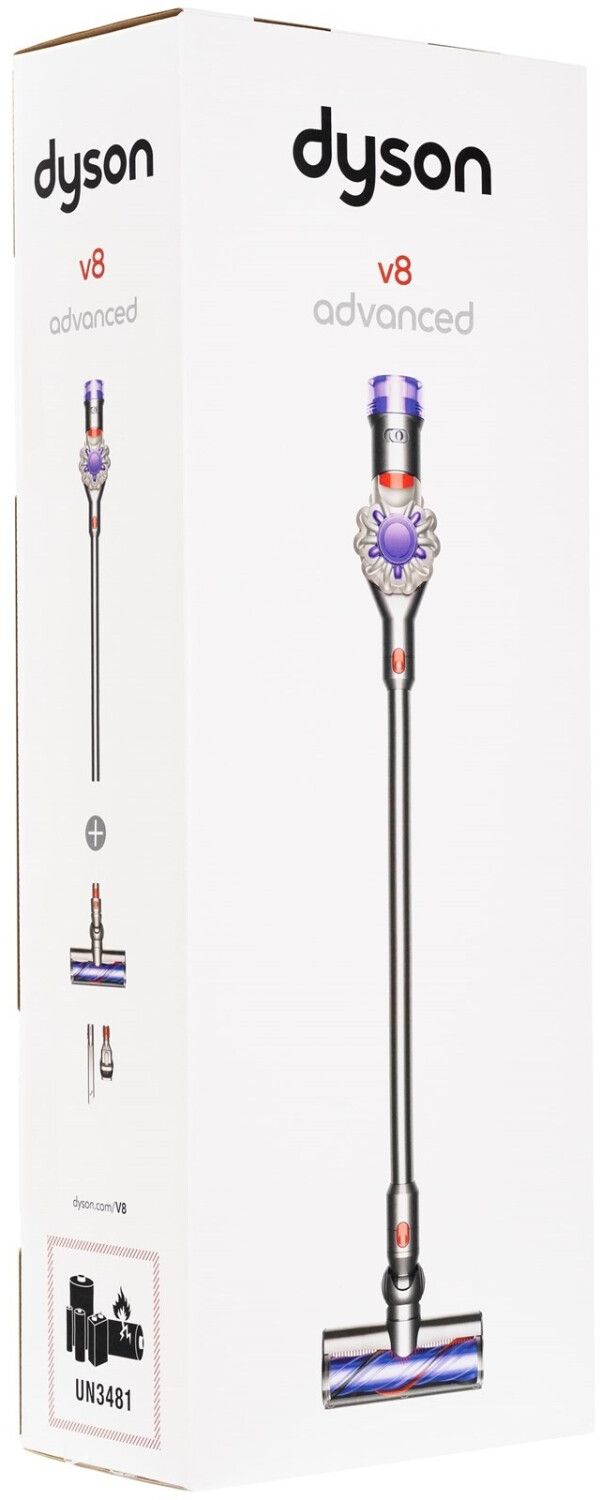 Dyson V8 Advanced 2-in-1 stick vacuum Battery Dry Bagless Nickel  Silver_1