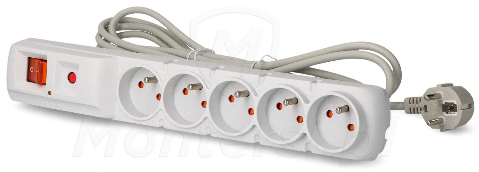 Listwa zasilająca Acar F5 (3m ; szary)_1