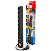 ACAR S8 power extension 1.5 m 8 AC outlet(s) Indoor Black_1