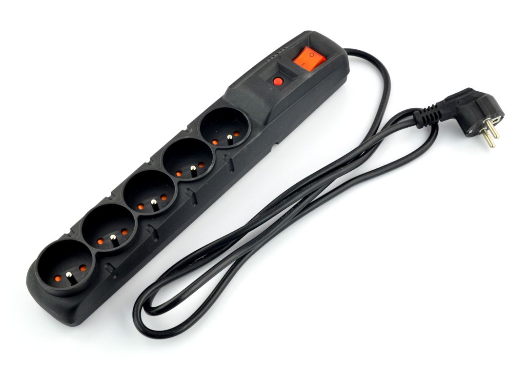 ACAR S8 power extension 1.5 m 8 AC outlet(s) Indoor Black_4