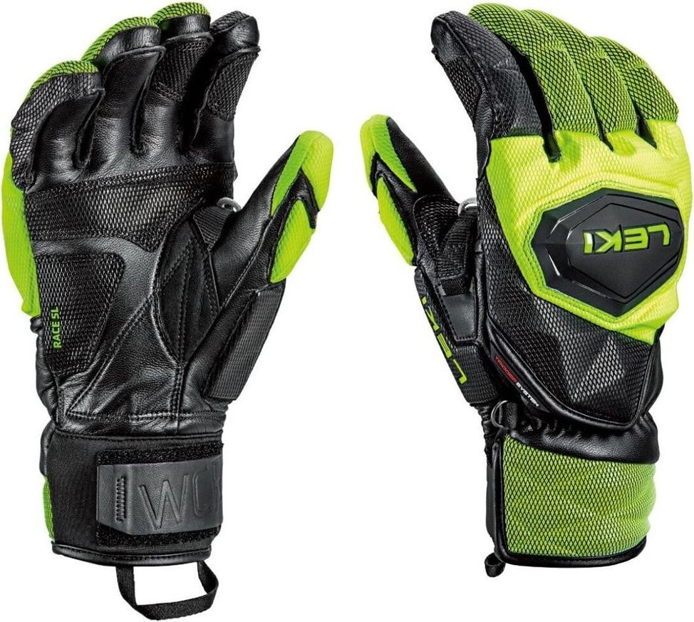 LEKI RĘKAWICE WCR Venom SL 3D MITT black-ice lemon 9.5_5