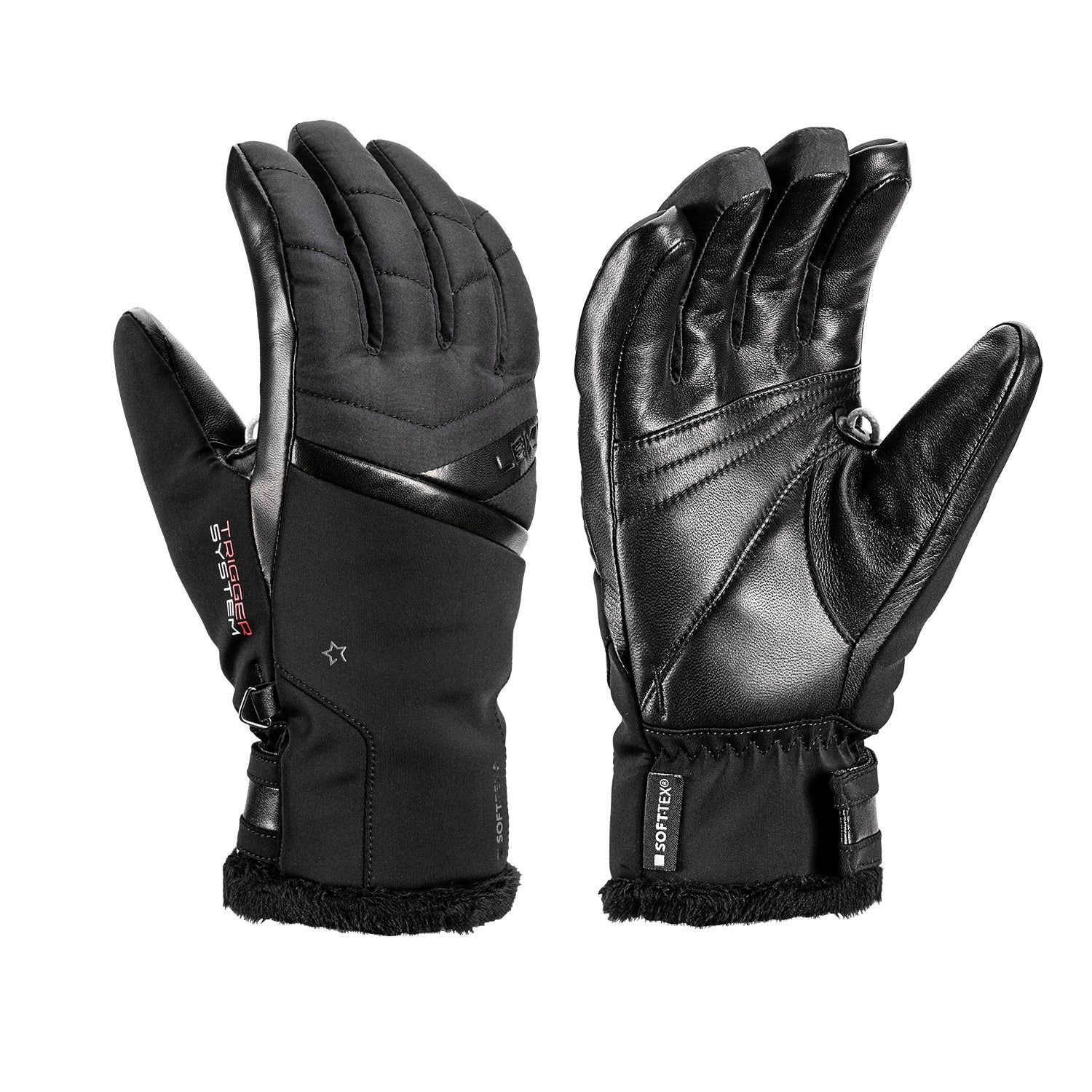 LEKI RĘKAWICE Snowfox 3D Women black 7.0_1