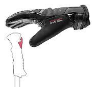 LEKI RĘKAWICE Snowfox 3D Women black 7.0_2