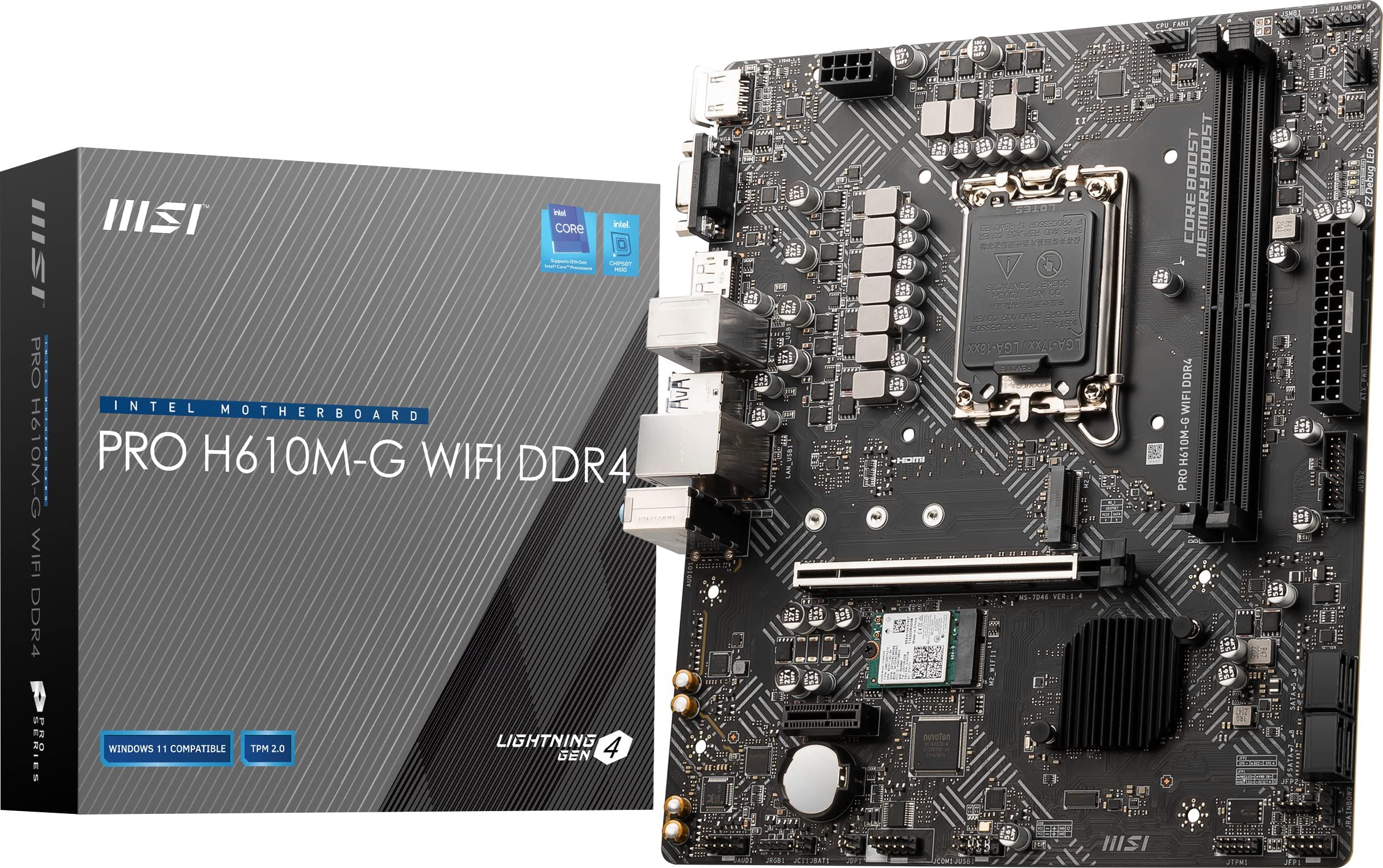 Płyta główna MSI PRO H610M-G WIFI DDR4_2