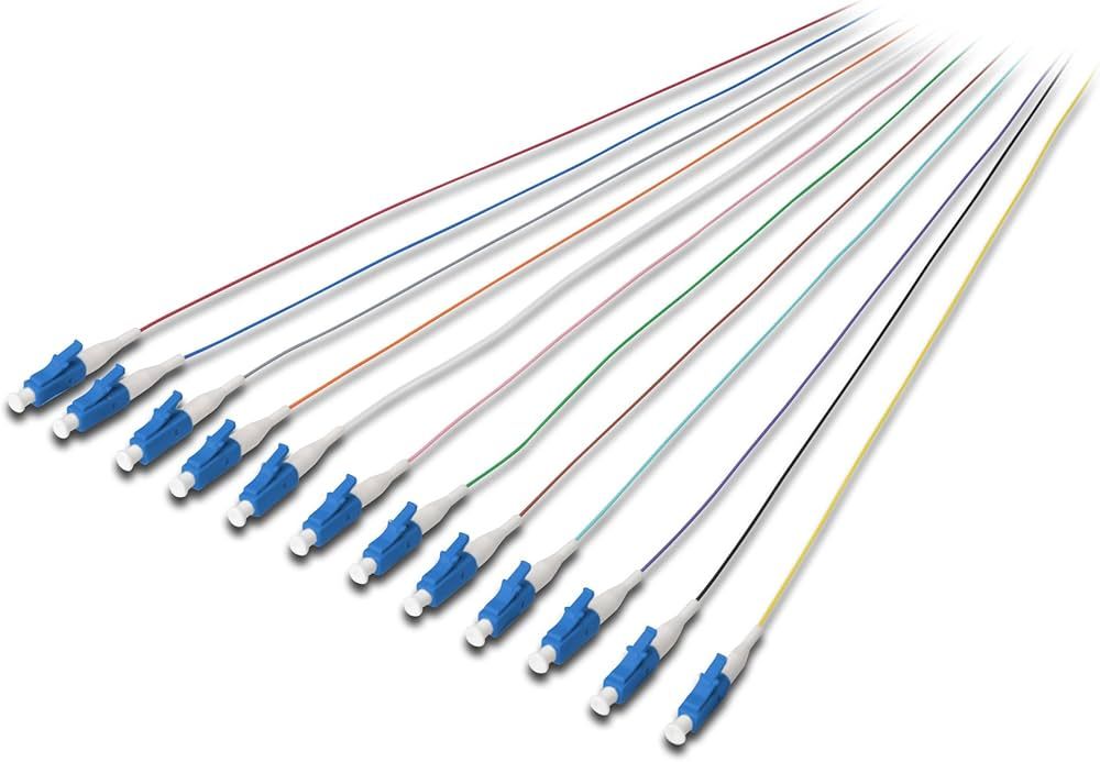 Digitus colored pigtails  LC/APC OS2 09/125 µ  Simplex_2