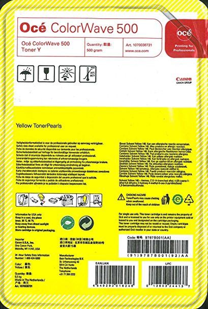 Oce 1070038731 toner cartridge 1 pc(s) Original Yellow_3