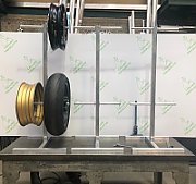 Four-wheel aluminium stand_2