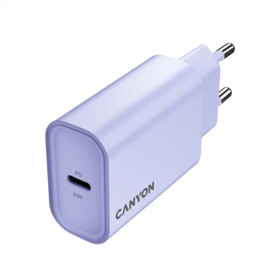 CANYON charger OnCharge 30CL Max Power 30W 1xPD EU Purple_2