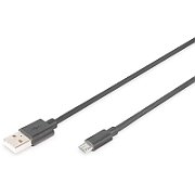 Digitus AK-300110-030-S cabluri USB USB 2.0 3 m USB A Micro-USB B Negru_2