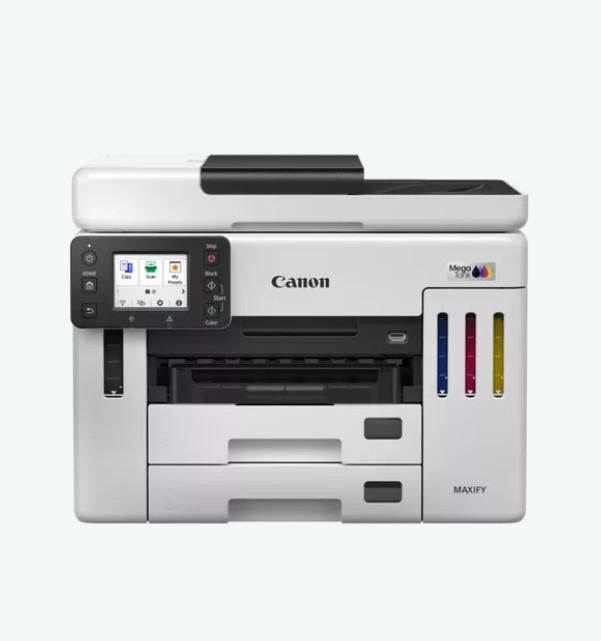 Multifunctional inkjet color CISS Canon Maxify GX7140, ( Print,Copy,Scan, Fax, Cloud), dimensiune A4 , duplex printare, ADF, viteza 24ppm alb-negru, 15.5 ppm color, rezolutie 600X1200 dpi, alimentare hartie250+250+100 coli, Scannet CIS, rezolutie scanare:1200x1200, 99 copiimax,zoom:25%-400%, format_1