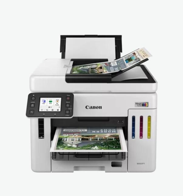 Multifunctional inkjet color CISS Canon Maxify GX7140, ( Print,Copy,Scan, Fax, Cloud), dimensiune A4 , duplex printare, ADF, viteza 24ppm alb-negru, 15.5 ppm color, rezolutie 600X1200 dpi, alimentare hartie250+250+100 coli, Scannet CIS, rezolutie scanare:1200x1200, 99 copiimax,zoom:25%-400%, format_3