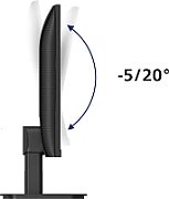 MONITOR  PHILIPS 23.8 inch, home, office, IPS, Full HD (1920 x 1080), 120 Hz, Wide, 300 cd/mp, 4 ms, HDMI 1.4, VGA, DisplayPort 1.2 