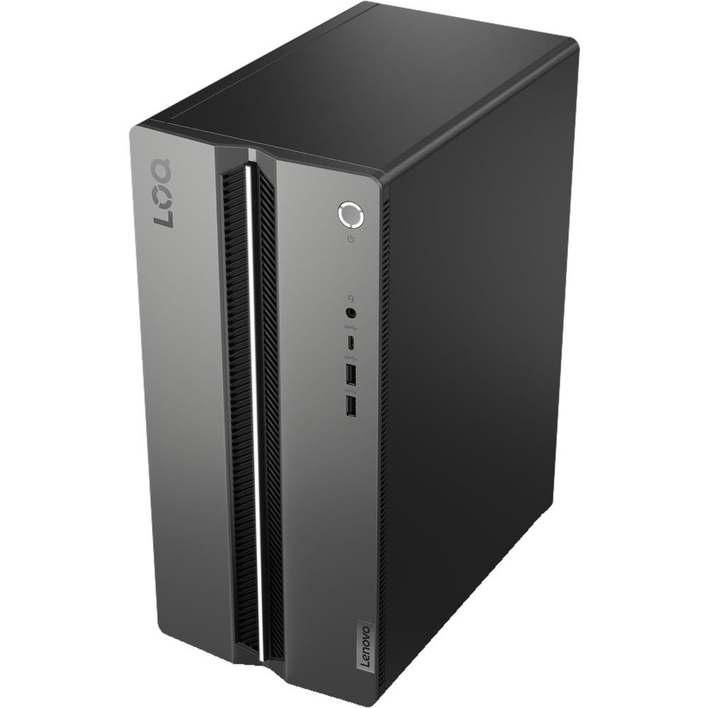 Desktop Gaming Lenovo LOQ Tower 17IRR9 , Intel® Core™ i7-14700, 20C (8P + 12E) / 28T, Max Turbo up to 5.4GHz, P-core 2.1 / 5.3GHz, E-core 1.5 / 4.2GHz, 33MB, video NVIDIA® GeForce RTX™ 5060 8GB GDDR7, RAM 1x 16GB UDIMM DDR5-5600; Two DDR5 UDIMM slots, dual-channel capable; Up to 32GB DDR5-5600, SSD_5
