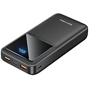 POWER BANK Vention 20000mAh/74Wh, 22.5W , 2 x USB; 1 x USB Type-C, 1 x Micro USB, digital display pt. status baterie, max. 3A, negru, 