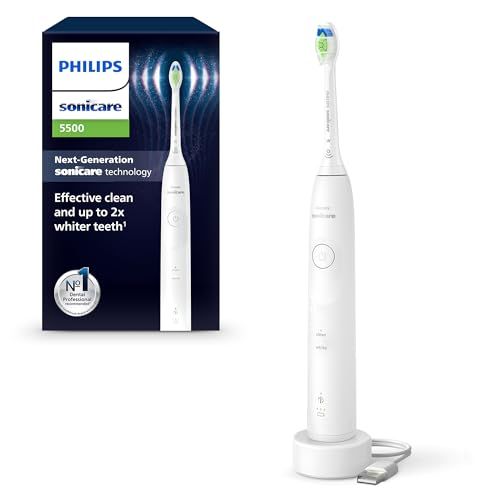 Periuta de dinti electrica Philips Sonicare HX7110/01, 62.000 miscari/minut, autonomie 21 zile, 2 moduri periere, senzor presiune integrat, functia BrushSync, capat de periere Otimal White, alb_1
