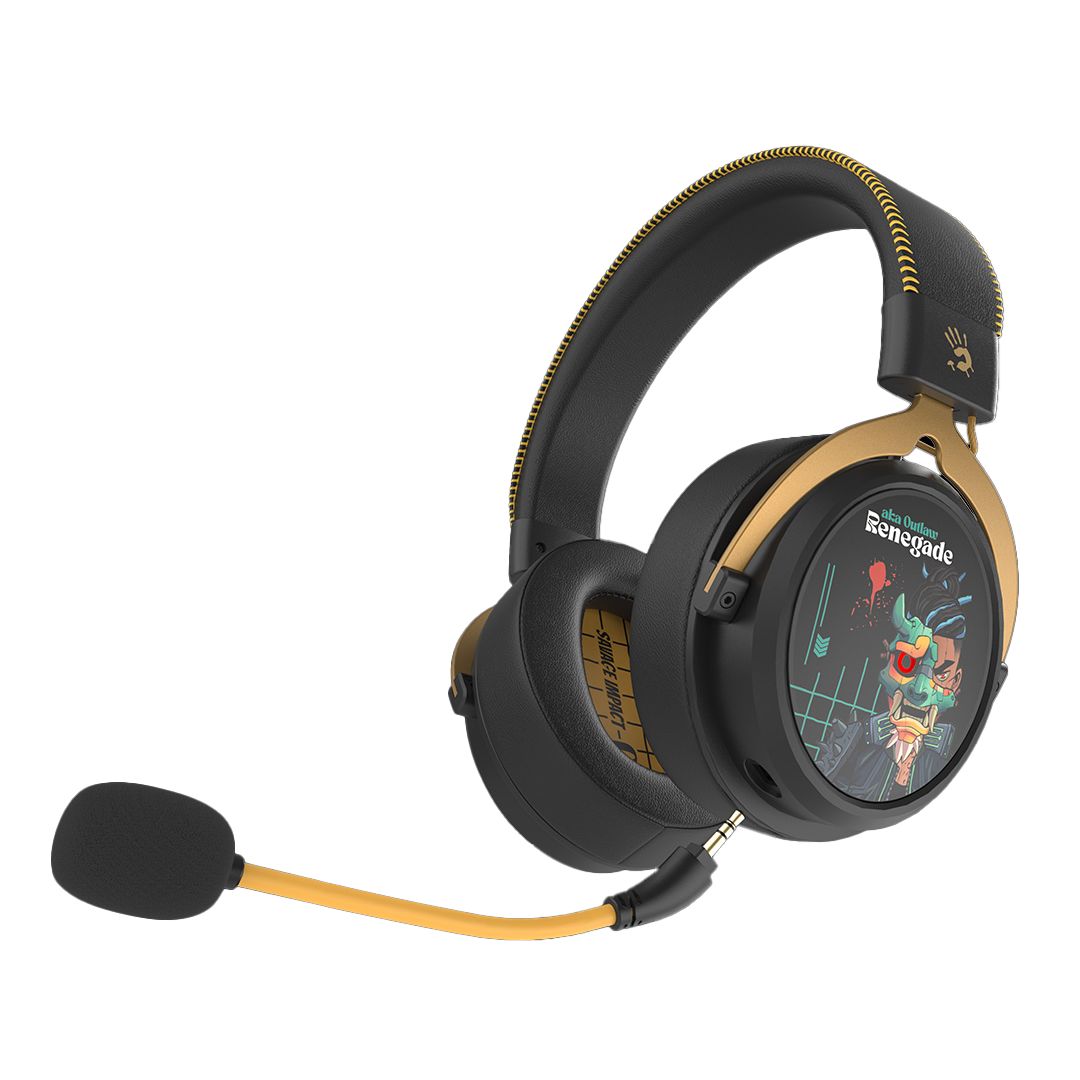 Casti gaming Bloody Bluetooth v5.3 + 2.4GHz + Wired Multi-Mode Connection Headset Renegade Midnight 