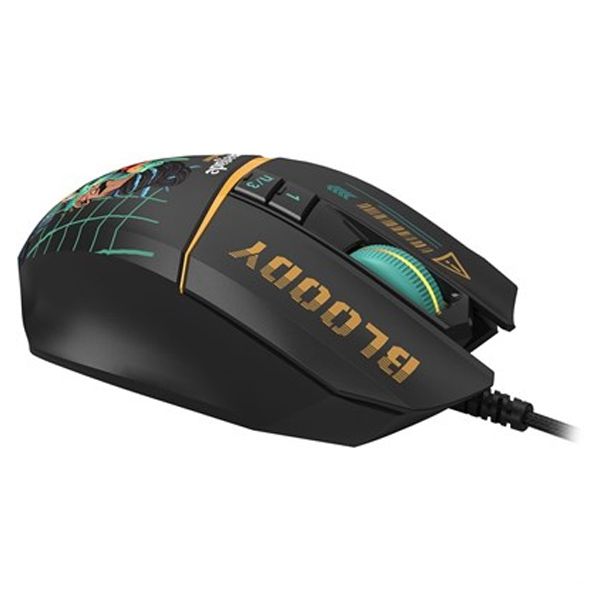 Mouse A4Tech, gaming, Bloody RGB Animation Backlit  USB Renegade Midnight, 