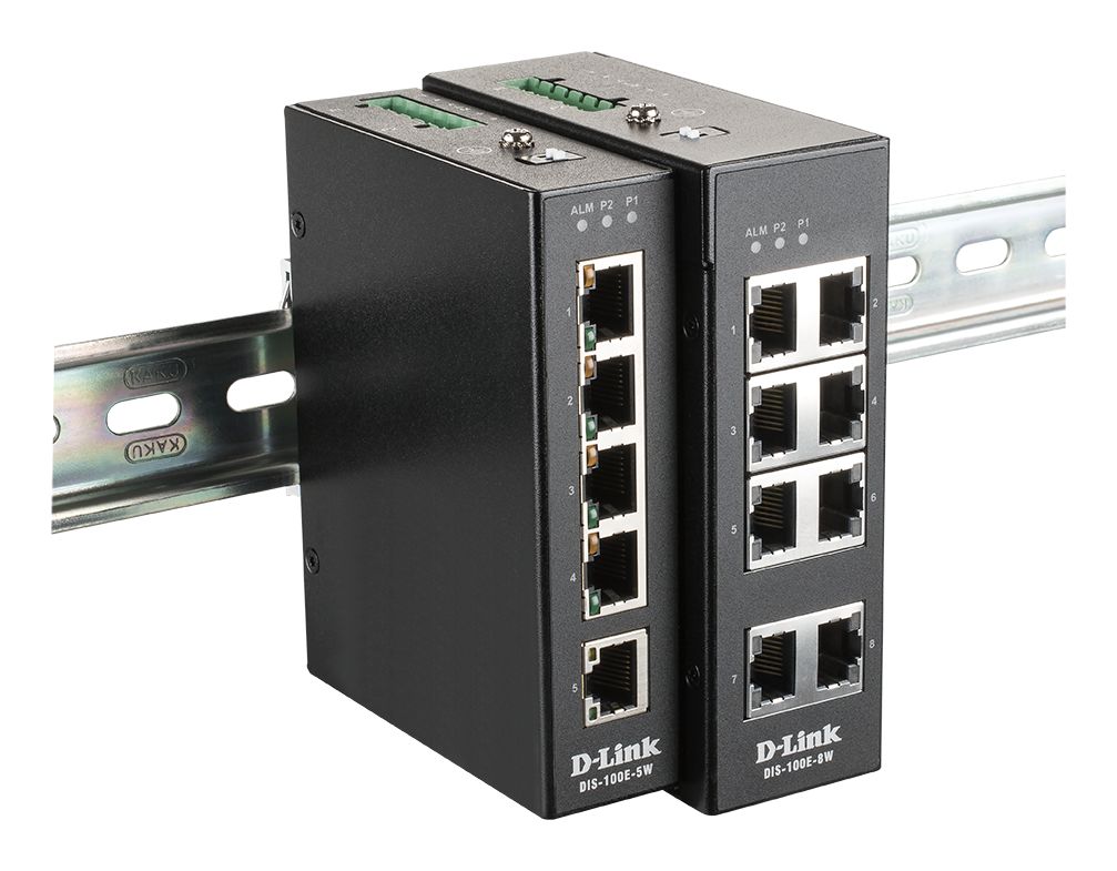 D-Link DIS-100E-8W switch-uri Fara management L2 Fast Ethernet (10/100) Negru_1