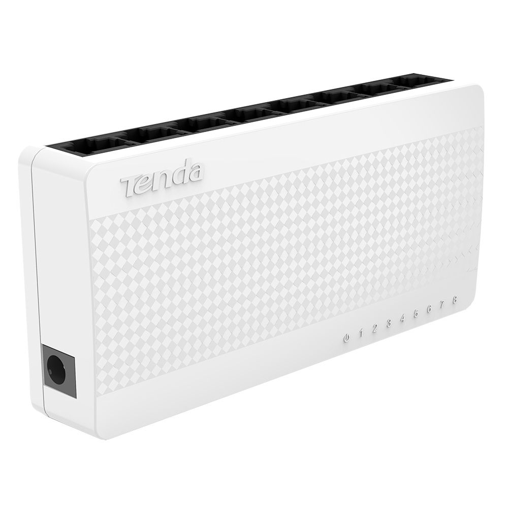 SWITCH Tenda 8 porturi 10/100 Mbps, fanless 