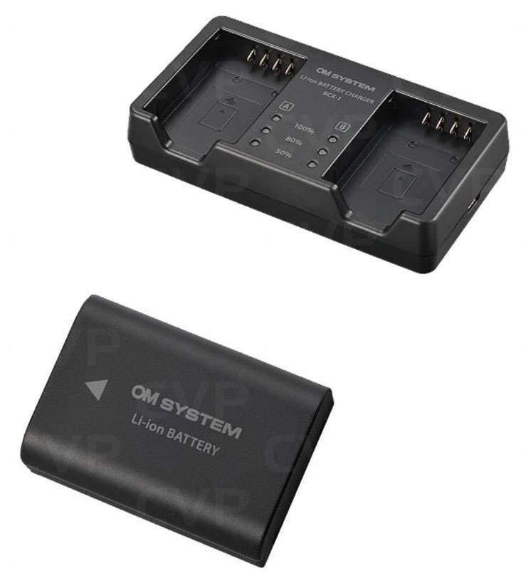 OM Systems SBCX-1 Kit of Li-ion Battery BLX-1 and Charger BCX-1_1