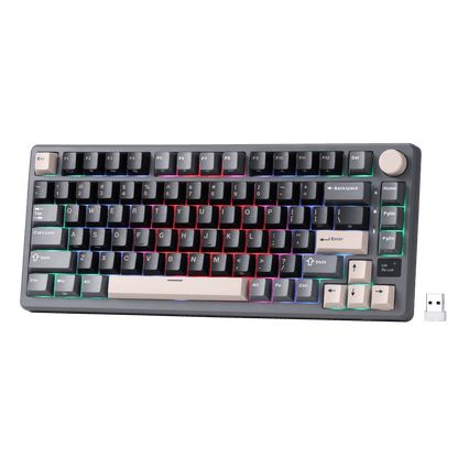 ROYAL KLUDGE RK-M75 Ocean Blue Gaming Keyboard K Sliver switch_2
