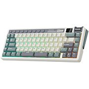 ROYAL KLUDGE RK M70 Cyan Purple Gaming Keyboard Cream switch_2