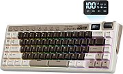 ROYAL KLUDGE RK M70 Cyan Purple Gaming Keyboard Beige switch_1