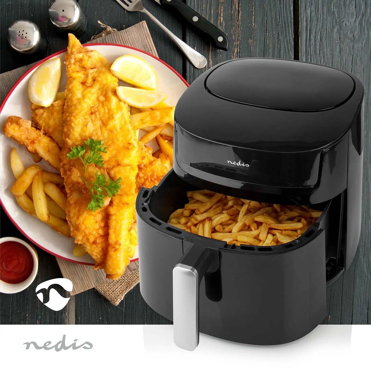 Nedis Low-Fat Fryer 7.2l KAAF170BK_3