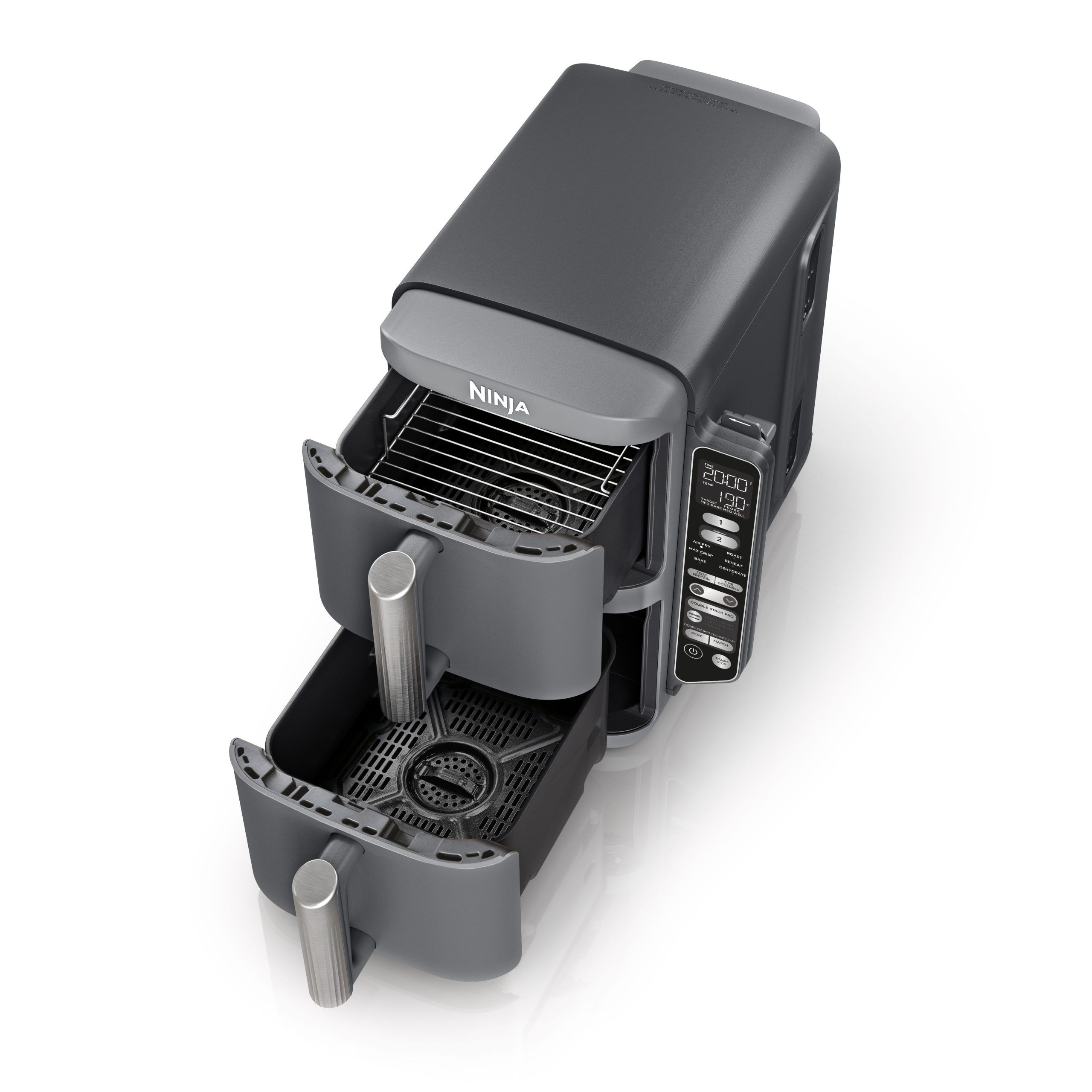 Ninja SL451EU fryer Double 9.5 L Stand-alone 2470 W Hot air fryer Black_2