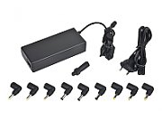 ALIMENTATOR Notebook Universal AC-DC, GEMBIRD, 90W - tensiuni 15V/16V/18V/19V/19.5V/20V DC la 4.5 A max, protectie la supratensiuni,