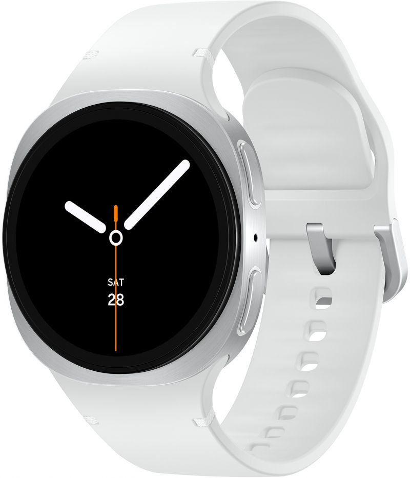 Samsung Galaxy Watch 8 3.3 cm (1.3 ) AMOLED 40 mm Digital 438 x 438 pixels Touchscreen Silver Wi-Fi GPS (satellite)_1