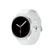 Samsung Galaxy Watch 8 3.3 cm (1.3 ) AMOLED 40 mm Digital 438 x 438 pixels Touchscreen 4G Silver Wi-Fi GPS (satellite)_1