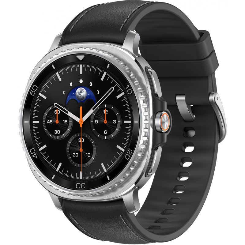 Samsung Galaxy Watch 8 Classic 3.3 cm (1.3 ) AMOLED 46 mm Digital 438 x 438 pixels Touchscreen 4G Silver Wi-Fi GPS (satellite)_1