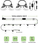 Smart outdoor lights 30M ZB1 AI  multicolor_3