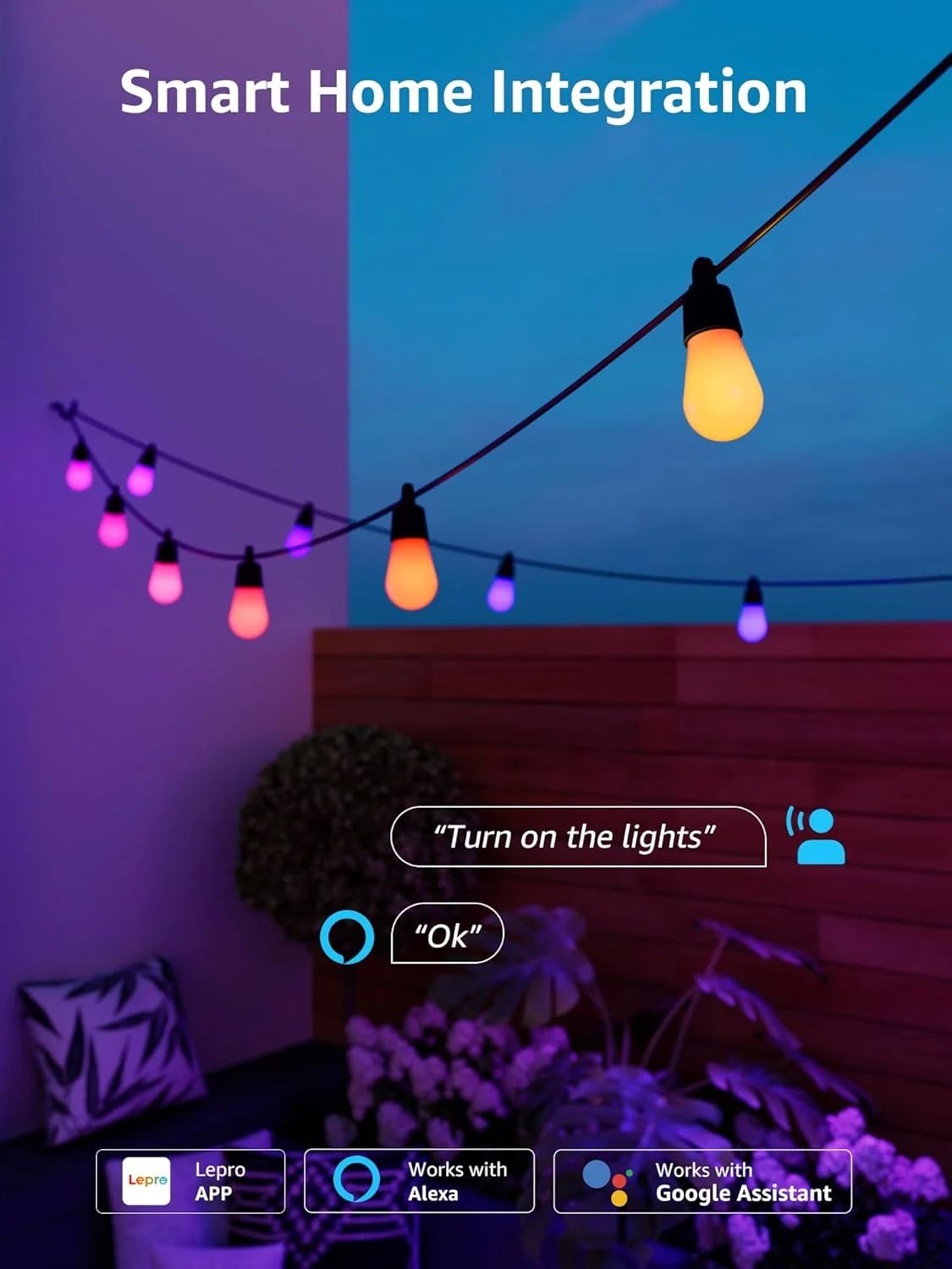 Smart outdoor lights 30M ZB1 AI  multicolor_5