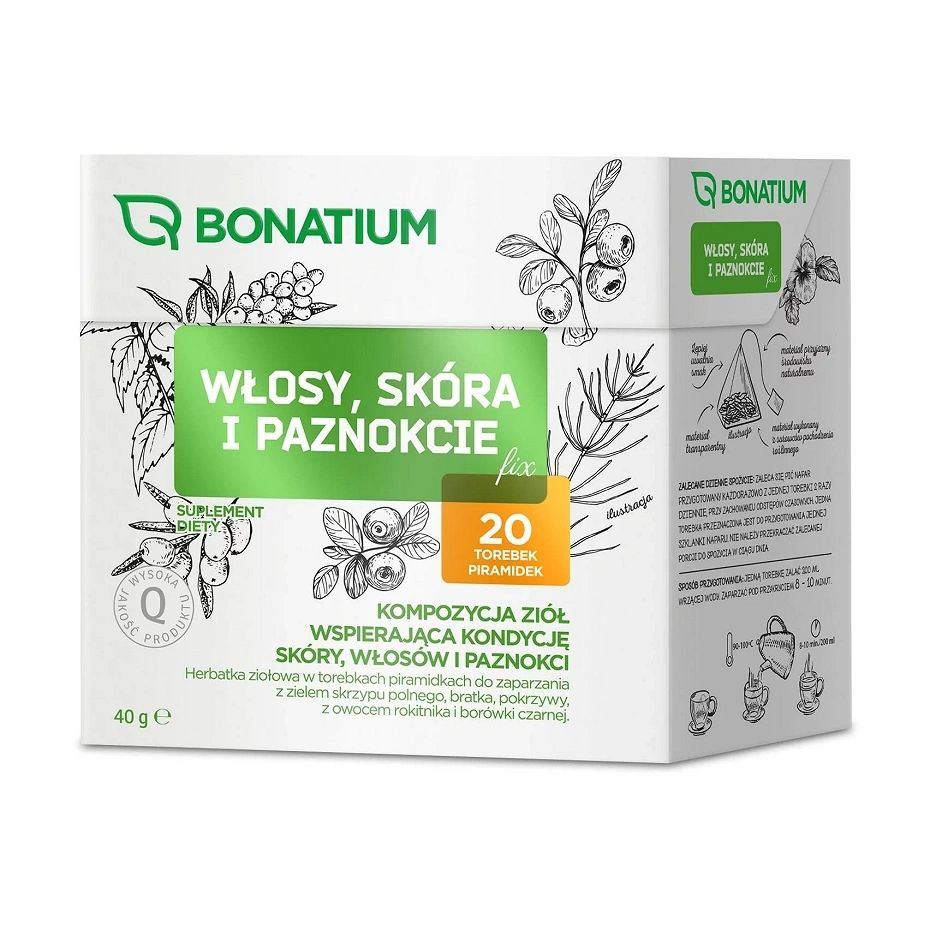 Bonatium Herbal tea Hair  skin and nails Fix 20pcs_2