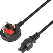 iBOX Power Cable for Laptops (clover) VDE 1.8m UK plug_1