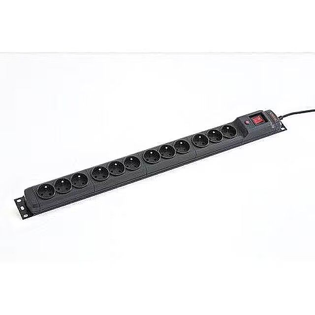 Armac Multi M12 | Power strip | surge protector  12 sockets  5m cable  black_2